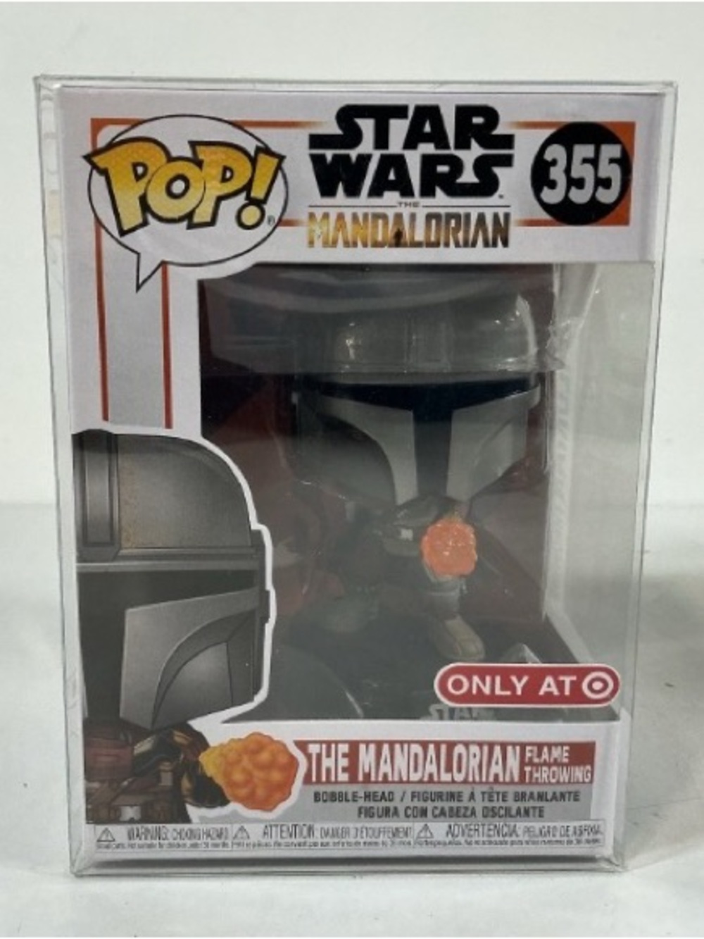 Funko Pop Star Wars, The Mandalorian Figure: Flame Throwing
